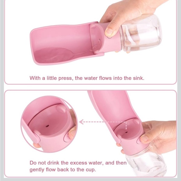 AIKIDS Portable/Foldable Pet Water Bottle/Dispenser NIB - Picture 3 of 5